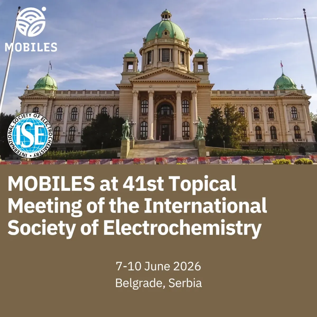 MOBILES at the 41st Topical Meeting of the International Society of Electrochemistry