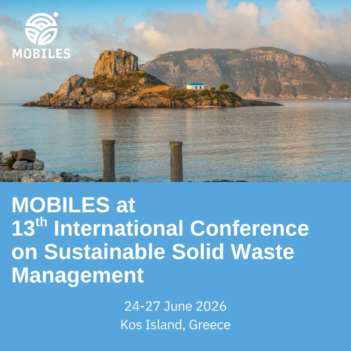 MOBILES at the 13th International Conference on Sustainable Solid Waste Management (KOS 2026)