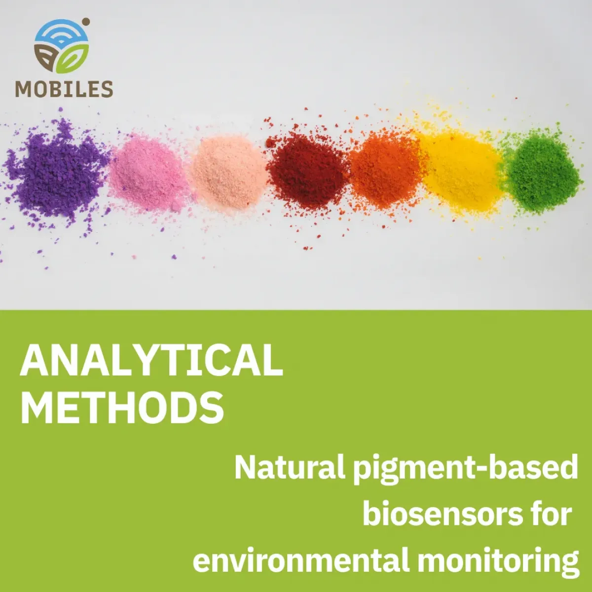 Natural Pigments Open New Possibilities for Sustainable Environmental Biosensing