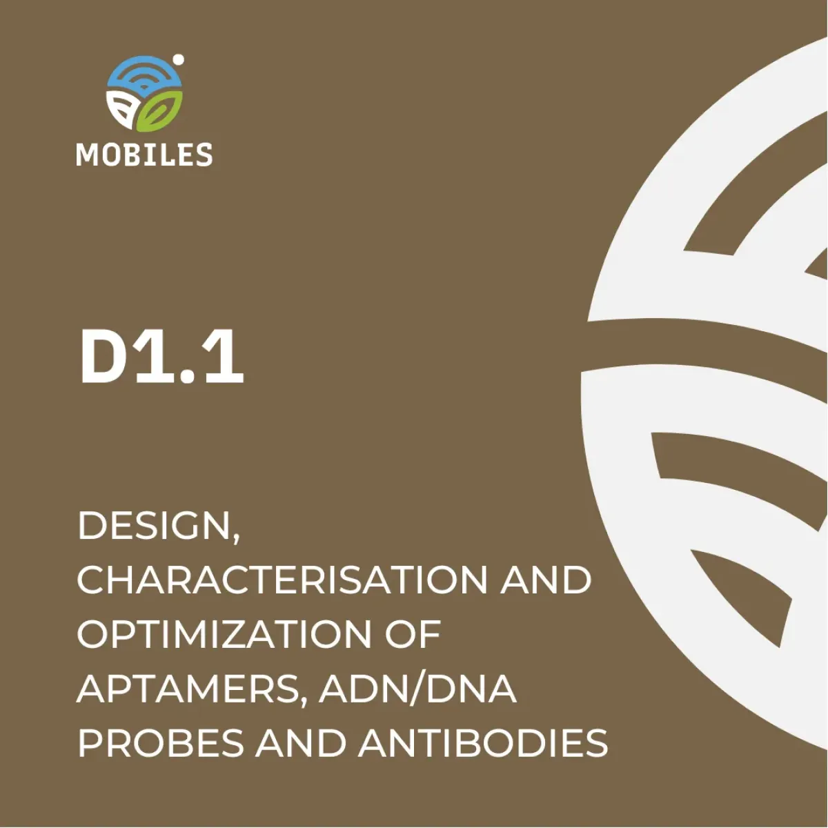 D1.1 Design, characterisation and optimization of aptamers, ADN/DNA probes and antibodies - sensitive