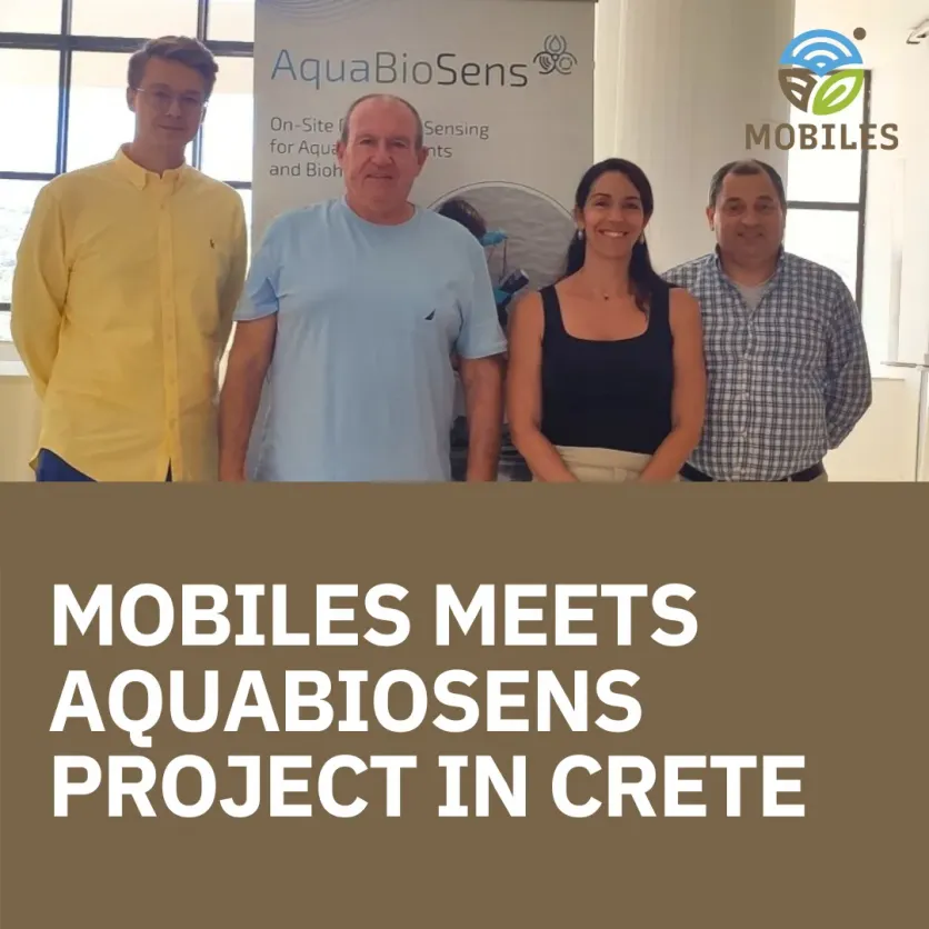 MOBILES meets AquaBioSens project in Crete